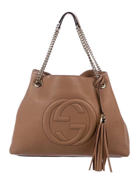 gucci soho leather tote review|Gucci soho tote bag medium.